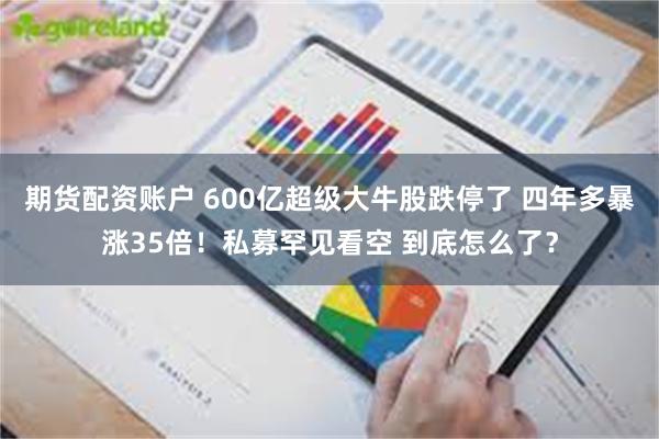 期货配资账户 600亿超级大牛股跌停了 四年多暴涨35倍！私募罕见看空 到底怎么了？