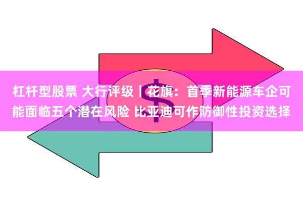 杠杆型股票 大行评级丨花旗：首季新能源车企可能面临五个潜在风险 比亚迪可作防御性投资选择